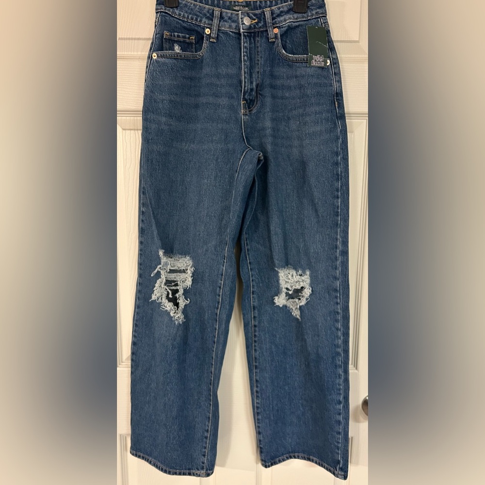 NWT Wild Fable highest rise baggy jean size 0/25R